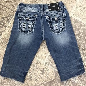 Miss Me Bermuda Jean Shorts